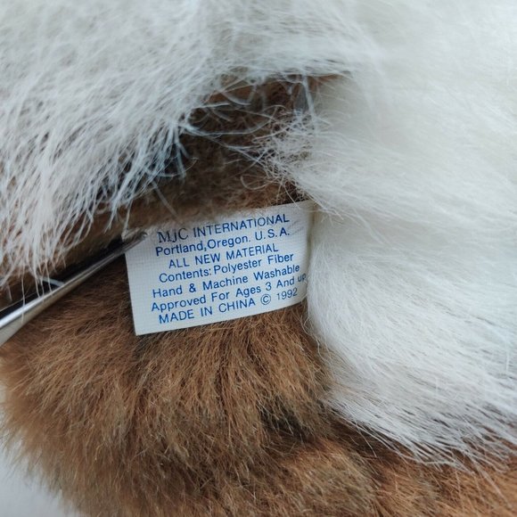 MJC International Plush 1992 Bunny Rabbit Stuffed Animal Toy 11" Easter - Picture 8 of 10